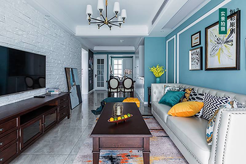 家装全包杭州学院府89方三室两厅小美风格设计实拍案例