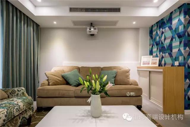 杭州西溪华府半包装修,89平米三室两厅北欧风设计案例图