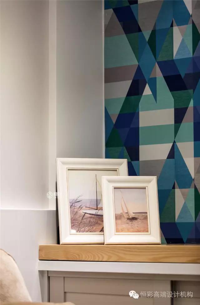 杭州西溪华府半包装修,89平米三室两厅北欧风设计案例图