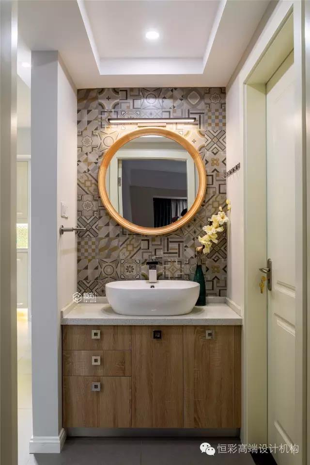 杭州西溪华府半包装修,89平米三室两厅北欧风设计案例图