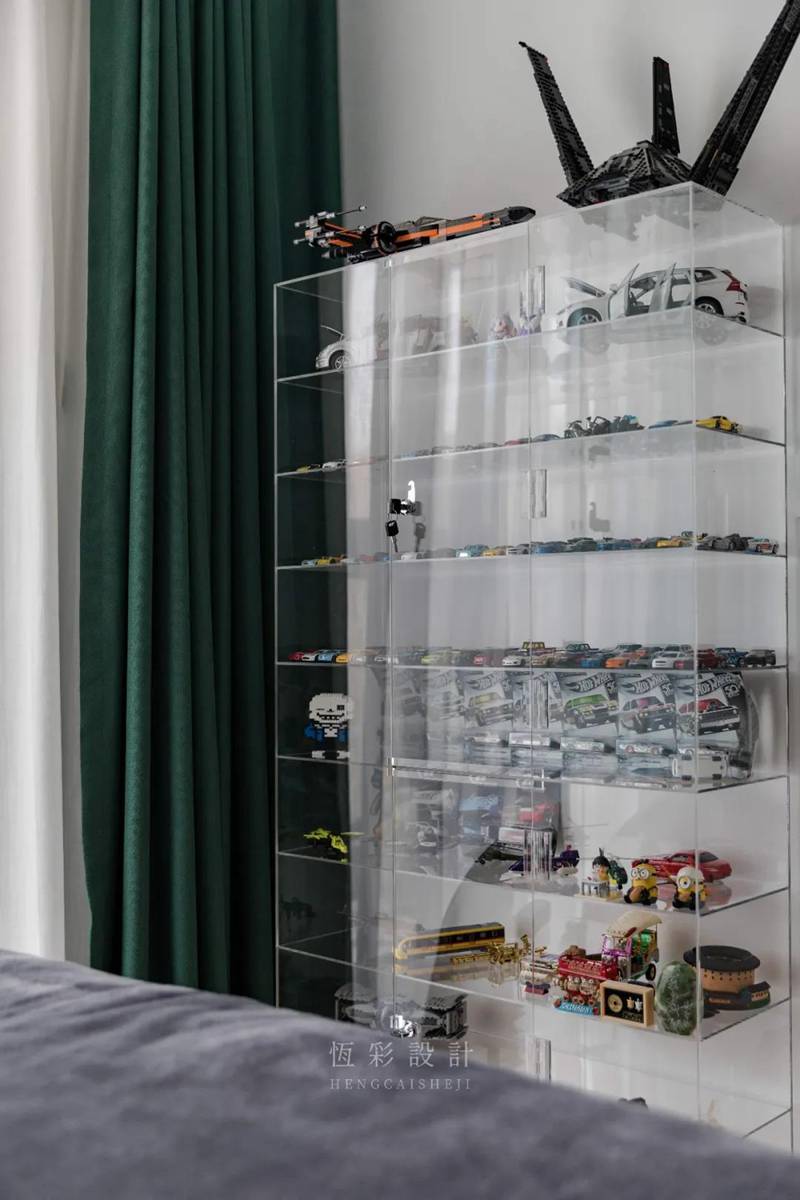 杭州融信澜天105㎡现代风格设计装修案例（附主材清单）