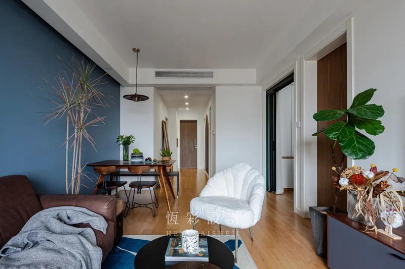 余杭上实海上海装修，杭州现代北欧风格半包装修案例欣赏