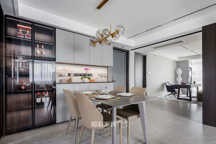 杭州滨江冠新佳苑餐厅装修设计实景图.jpg