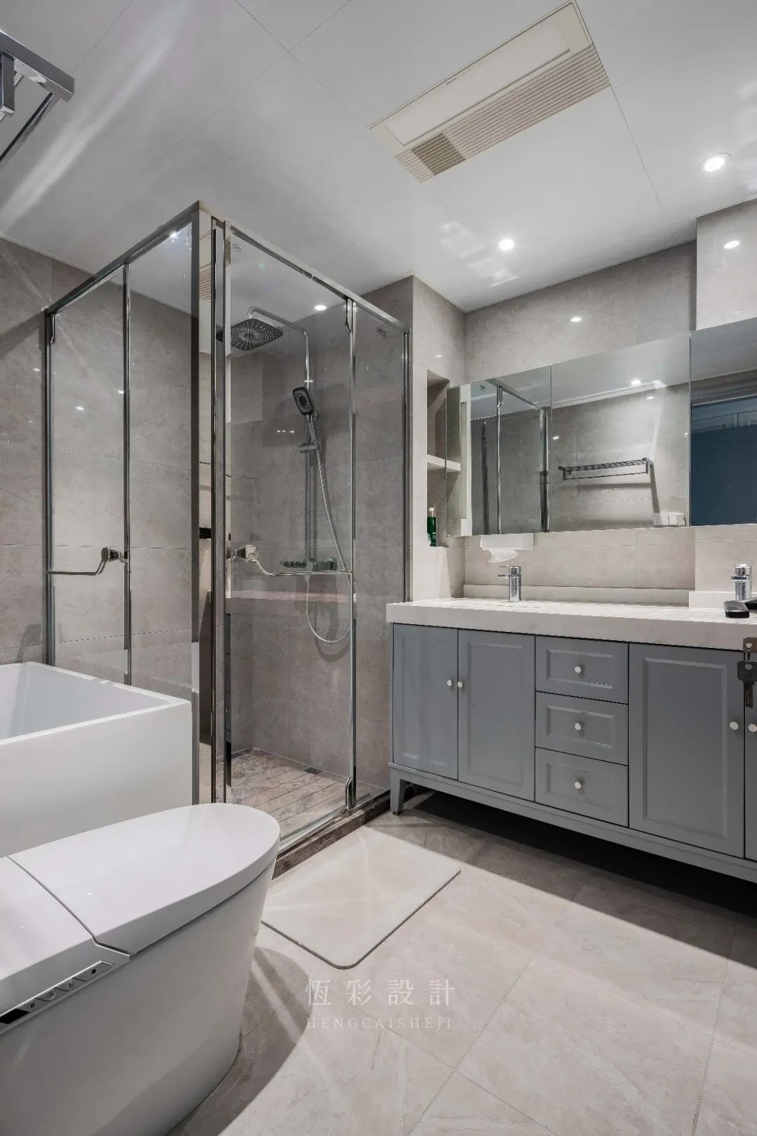 西湖区河滨之城装修，杭州口碑最好的装修公司卫浴装饰