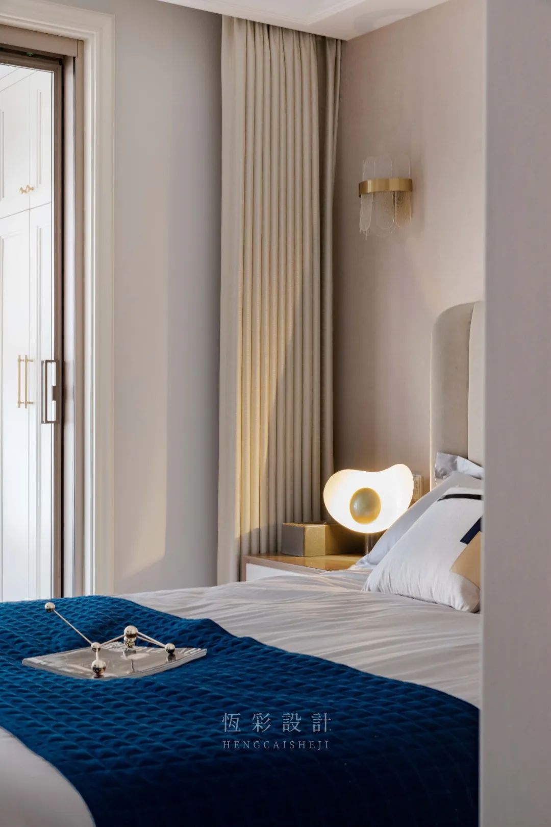 西湖区河滨之城装修，杭州口碑最好的装修公司床头设计