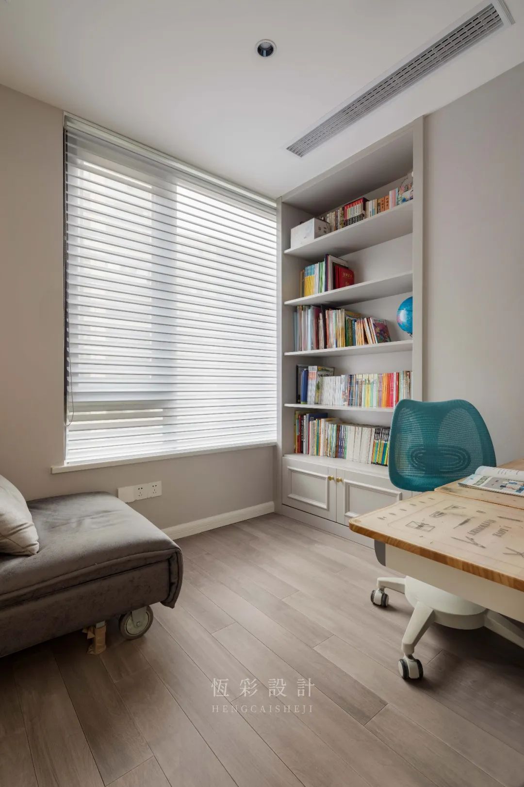 西湖区河滨之城装修，杭州口碑最好的装修公司书房装修